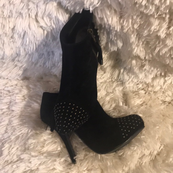 Shoedazzle booties suede Black - Picture 6 of 6